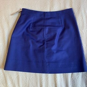 NWT Cobalt Blue J. Crew Skirt
